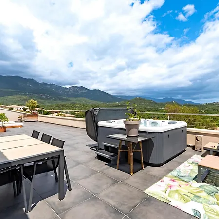 Maison Mawie - Vue Montagne Piscine Jacuzzi 度假居 索塔